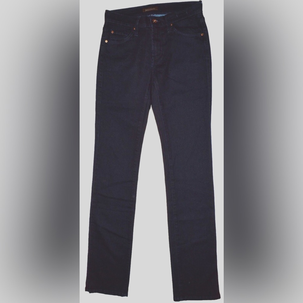JAMES JEANS HUNTER SEDUCTION II NEW SZ 27 BLUE STRETCHY DENIM STRAIGHT LEG JEANS